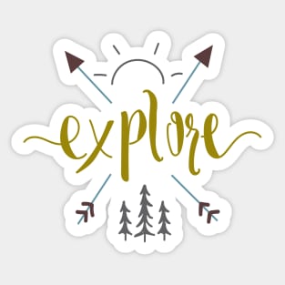 Explore Wilderness Sticker